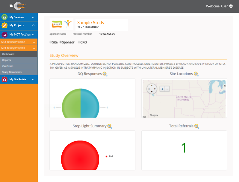 Sponsors-CRO home page